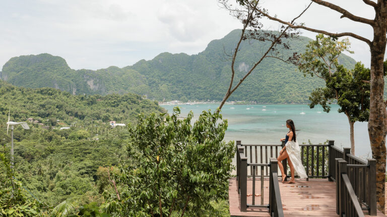 Mountain and Sea View